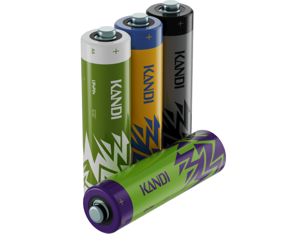 Detailed view of Kandi electric vehicle battery