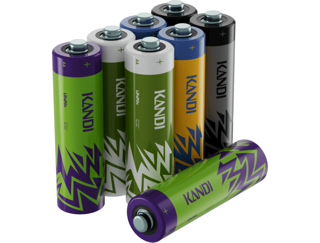 Kandi electric vehicle battery, detailed view