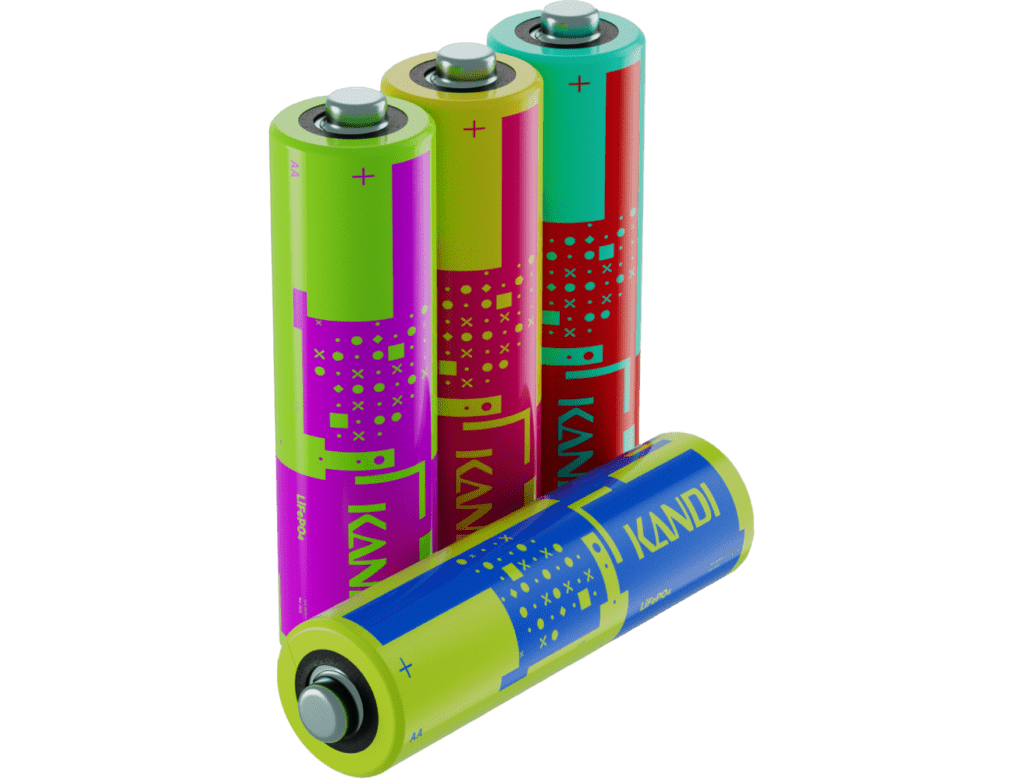 Kandi electric vehicle batteries, detailed view